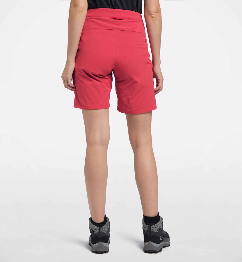 Haglöfs Womens Lizard Shorts Red New Zealand 39825XGEN